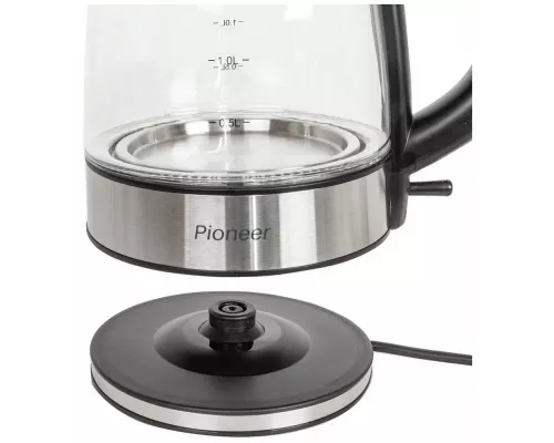 Чайник PIONEER KE807G Черный/Серебристый