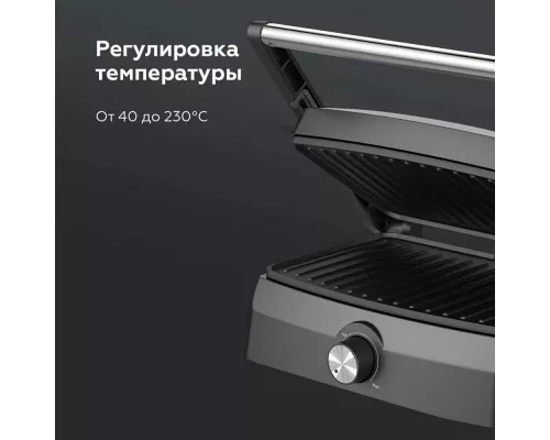 Гриль BQ GR3004 черный-стальной