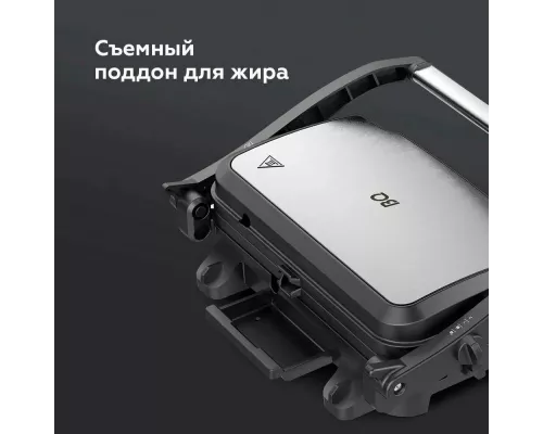 Гриль BQ GR3006 черный/стальной
