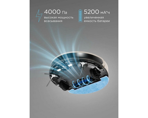 Робот пылесос REDMOND VR1325S бежевый