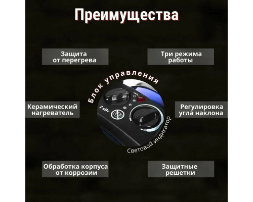 Тепловая пушка ВИТЯЗЬ ТЭП-2100К