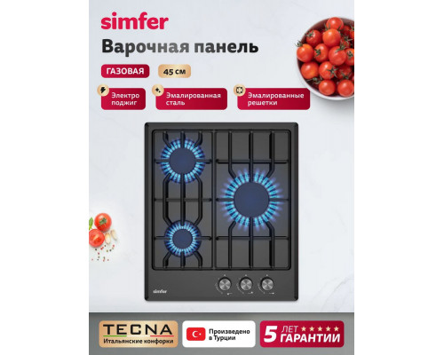 Варочная поверхность Simfer H45V30B025