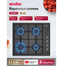 Варочная поверхность Simfer H60Q40B025