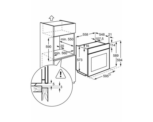 Духовой шкаф Electrolux EOD6P66WX
