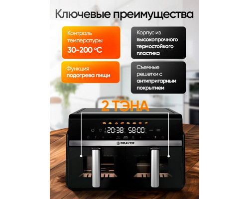 Аэрогриль BRAYER BR2050