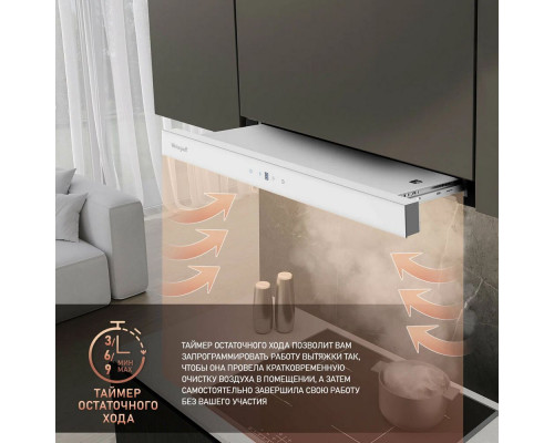 Встраиваемая вытяжка Weissgauff TEL 600 TC WH