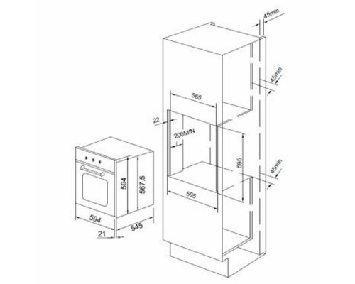 Духовой шкаф Graude BE 60.3 E