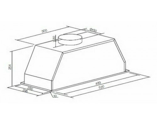 Встраиваемая вытяжка Graude LB 52.0 S