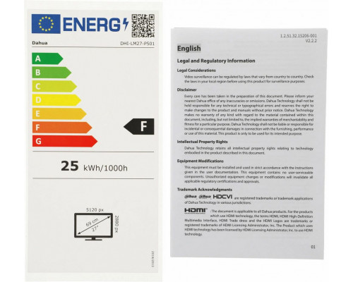 Монитор 27" Dahua LM27-P501