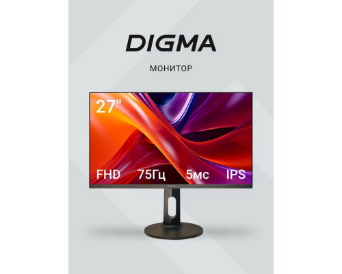 Монитор 27" Digma Progress 27P605F черный