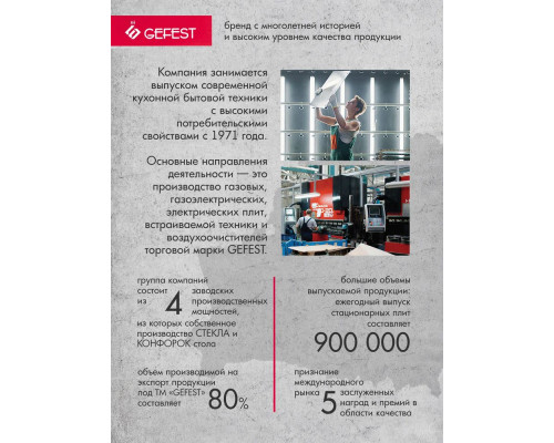Варочная поверхность Gefest ПВГ 2100-02 K32