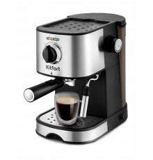 Кофеварка Kitfort KT-753 черный/нержавеющая сталь