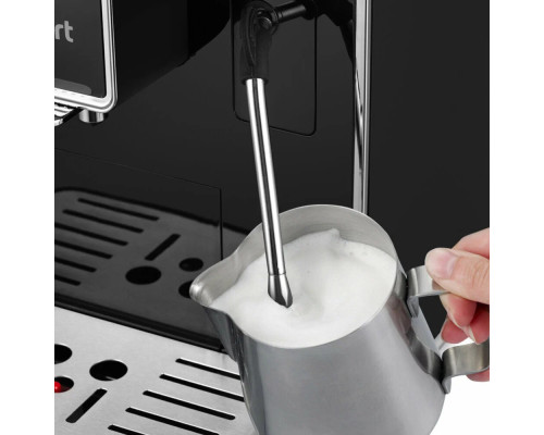 Кофемашина Kitfort КТ-7256 черный/нержавеющая сталь