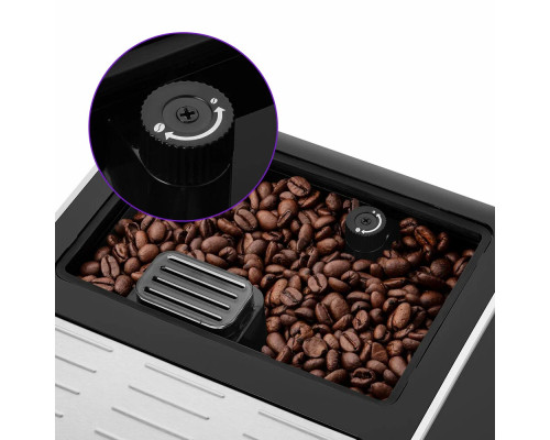 Кофемашина Kitfort КТ-7256 черный/нержавеющая сталь