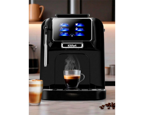Кофемашина Kitfort КТ-7472 черный