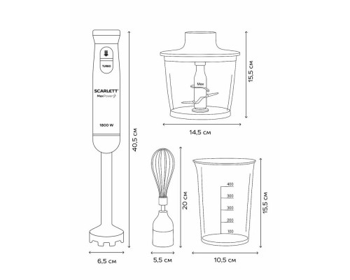 Блендер Scarlett SC-HB42F88 сталь