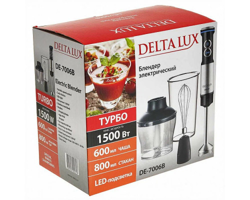 Блендер DELTA LUX DE-7006B черный