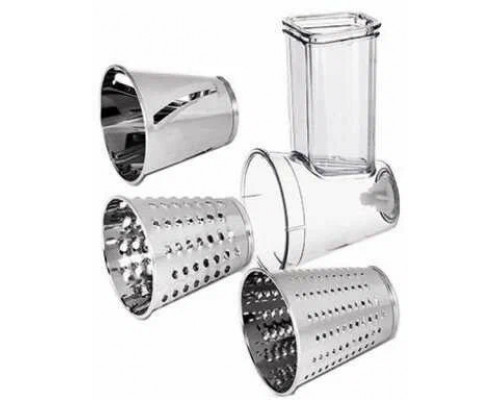 Кухонный комбайн Moulinex QA51AD10 серебристый/черный