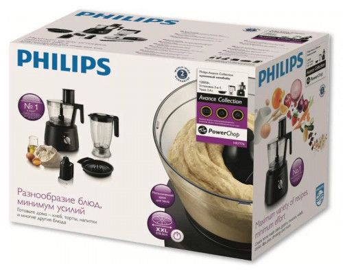 Кухонный комбайн Philips HR7776/90 черный