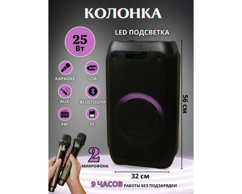 Портативная колонка HOLLEBERG HX-E823