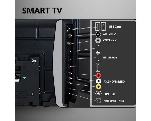 Телевизор HOLLEBERG HGTV-LED50UHDS102T2