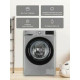 Стиральная машина LG F2M5HS6S серебро/черный