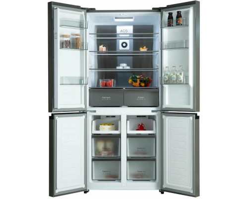 Холодильник БИРЮСА CD 496 TBG текстурированное черное стекло