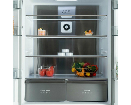 Холодильник БИРЮСА CD 496 TBG текстурированное черное стекло