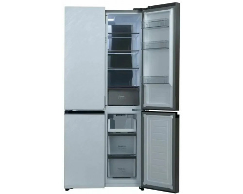 Холодильник БИРЮСА CD 496 TWG текстурированное белое стекло