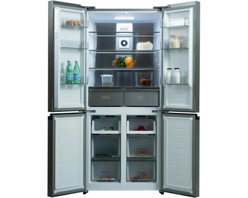 Холодильник БИРЮСА CD 496 TWG текстурированное белое стекло