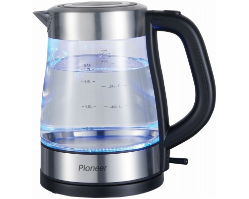 Чайник PIONEER KE807G Черный/Серебристый