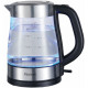 Чайник PIONEER KE807G Черный/Серебристый