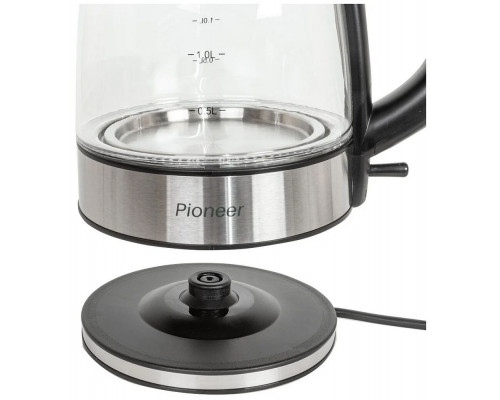 Чайник PIONEER KE807G Черный/Серебристый