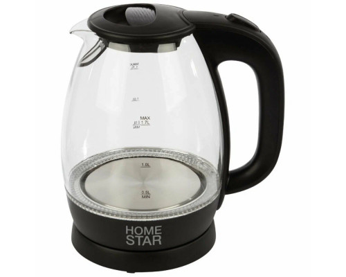 Чайник Homestar HS-1012 черный стекло