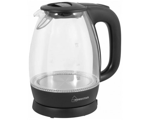 Чайник Homestar HS-1012 черный стекло