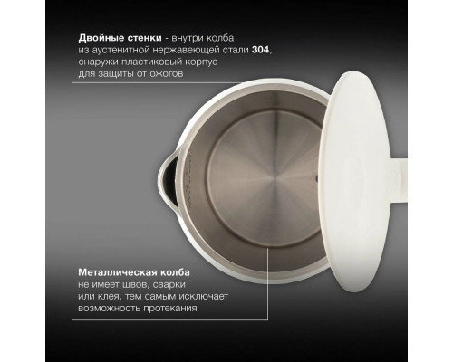 Чайник Hyundai HYK-S4606 кремовый