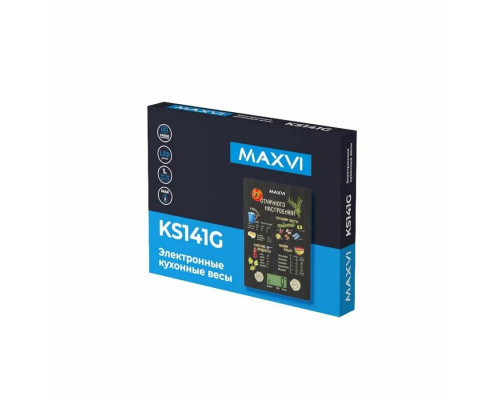 Кухонные весы MAXVI KS141G черный