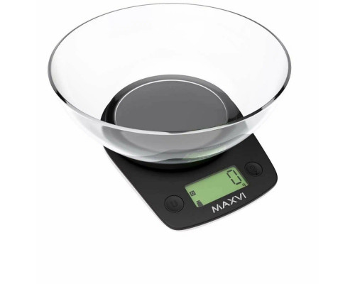 Кухонные весы Maxvi KS102P черный
