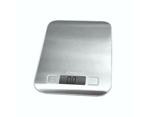Кухонные весы Sakura SA-6060SG нерж/серый