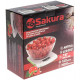 Кухонные весы Sakura SA-6068A бел/оранж