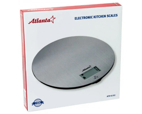 Кухонные весы Atlanta ATH-6192 серебристый