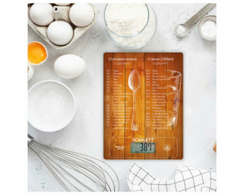 Кухонные весы Scarlett SC-KS57P19 рисунок