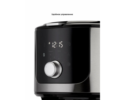 Кофемашина Kitfort КТ-782 нержавеющая сталь/черный