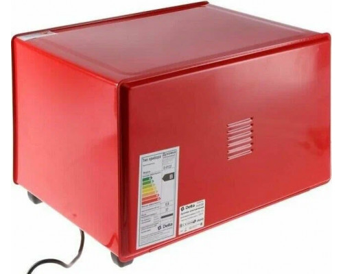 Мини-печь Delta D-0122 красная