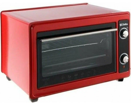 Мини-печь Delta D-0122 красная