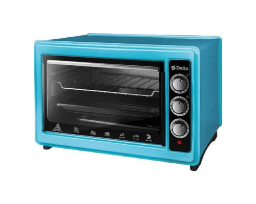 Мини-печь Delta D-0123 голубая