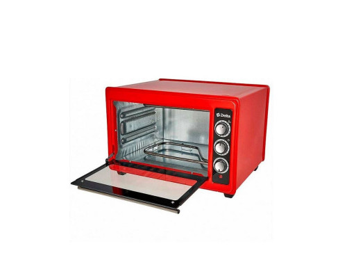 Мини-печь Delta D-0123 красная