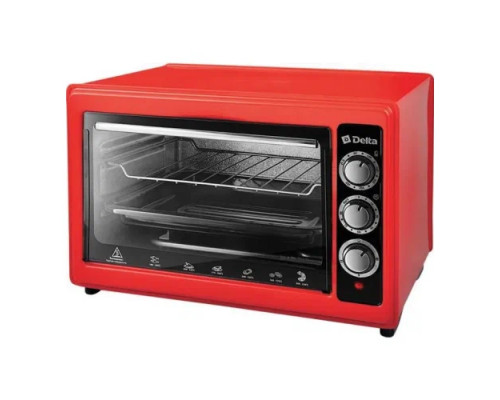 Мини-печь Delta D-0123 красная