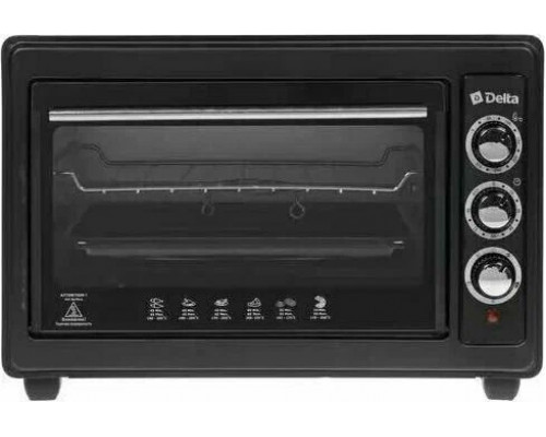 Мини-печь Delta D-0124 черная