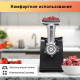 Мясорубка BBK MG3001 металлик/черный